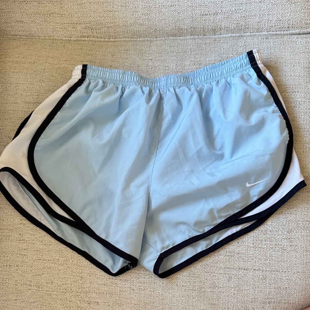 Nike Women's Sky Blue Athletic Shorts
